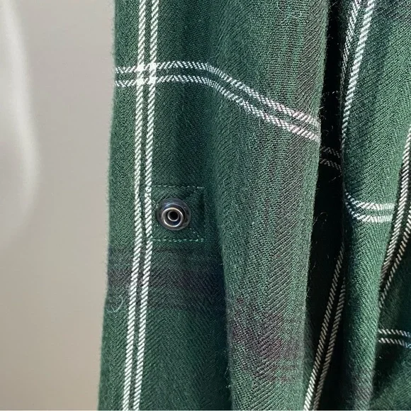 Sanctuary Green Plaid Boyfriend Shirt - Picture 5 of 11